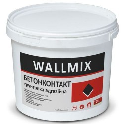 Грунтовка с кварцевым бетоноконтакт Wallmix 10л-15 кг Картинка 1000101046