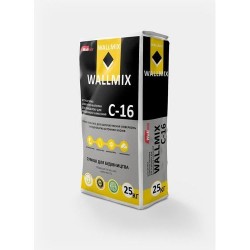 Штукатурка цементно-вапняна для газоблоку для машинного нанесення Wallmix C16 25 кг Картинка 1000101032