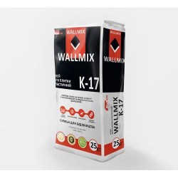 Клей для плитки еластичний Wallmix K17 25 кг