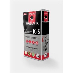 Клей для плитки  для внутренних и наружных работ Wallmix K5 25 кг Картинка 1000101010