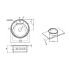 Кухонна мийка Lidz 490-A Decor 0,6 мм LIDZ490А06DEC Картинка 100202658