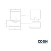 Тримач для туалетного паперу Cosh CRM S-80-906 Картинка 100203163