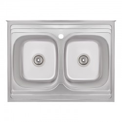 Кухонна мийка подвійна Imperial 6080 Decor (IMP6080DEC) Картинка 4709875736