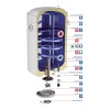 Комбинированный водонагреватель Aquahot 100 л левый, мокрый ТЭН 142612070115061 Картинка 100203064