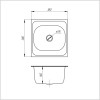 Кухонна мийка ULA 7706 U Micro Decor ULA7706DEC08 Картинка 100201721