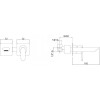 Змішувач для раковини прихованого монтажу Bianchi Dream LVBDRM2023CRM Картинка 100201789