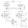 Набор аксессуаров Grohe Essentials 40823001 Картинка 10020996