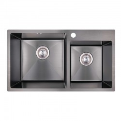 Кухонная мойка Imperial S7843BL PVD black Handmade 2.7/1.0 mm Картинка 4709875728