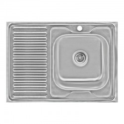 Кухонна мийка Lidz 6080-R Decor 0,6 мм LIDZ6080RDEC06 Картинка 100202593