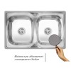 Кухонна мийка подвійна Imperial 7948 Satin (IMP7948SAT) Картинка 4709875743