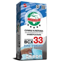 Клей для плитки Anserglob ВСХ-33 зима от -5 С 25кг