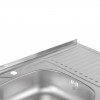 Кухонна мийка Lidz 6080-L Satin 0,6 мм LIDZ6080L06SAT Картинка 100202595