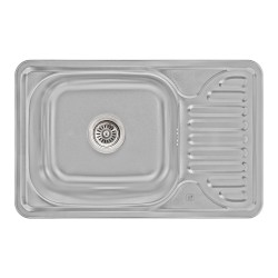 Кухонна мийка Lidz 6642 Micro Decor 0,8 мм LIDZ664208MICDEC Картинка 100202541