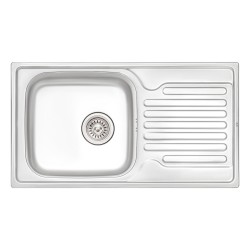 Кухонна мийка Qtap 7843 Satin 0,8 мм QT7843SAT08
