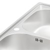 Кухонна мийка Qtap 7843 Micro Decor 0,8 мм QT7843MICDEC08 Картинка 100201157