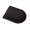 Унітаз підвісний Qtap Robin безободковий з сидінням Slim Soft-close QT13332141ERMB Картинка 100201496