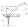 Смеситель для кухни ZERIX PED-A 127 ZX2940 Картинка 100203905