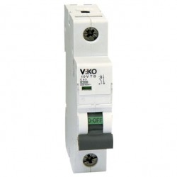 Автоматический выключатель Viko 1P хар.С 63A 4,5kA Картинка