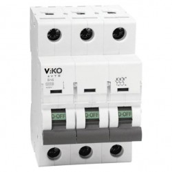 Автоматический выключатель Viko 3P хар С 63A 4.5kA