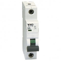 Автоматический выключатель Viko 1P хар.С 6A 4,5kA Картинка