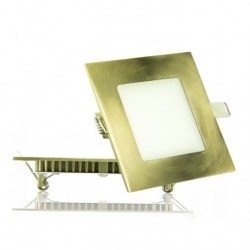 Светильник встраиваемый TM Belson квадрат 6W-6000 хром Картинка